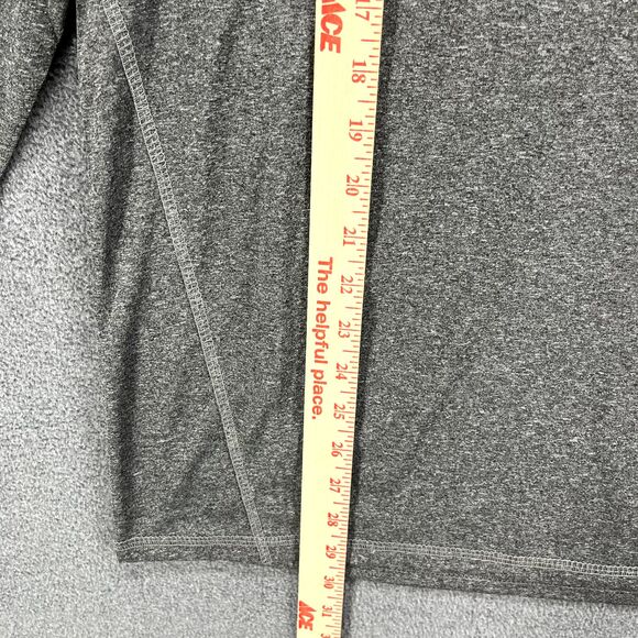 NFL Patriots Sweatshirt Mens Medium Gray Blue 1/4 Zip NFL Football New England - Picture 8 of 16